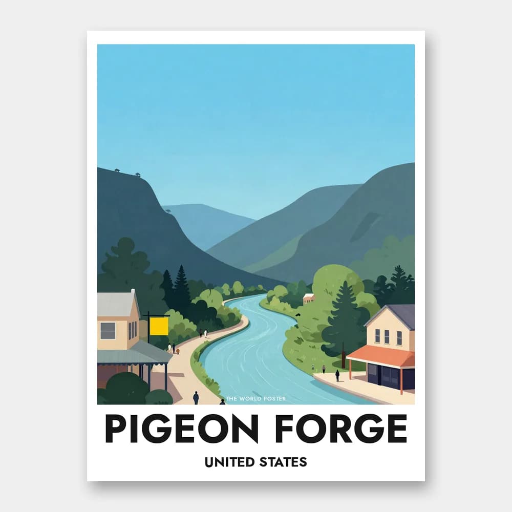 Poster PIGEON FORGE – Little Pigeon River - Image 1 of 6