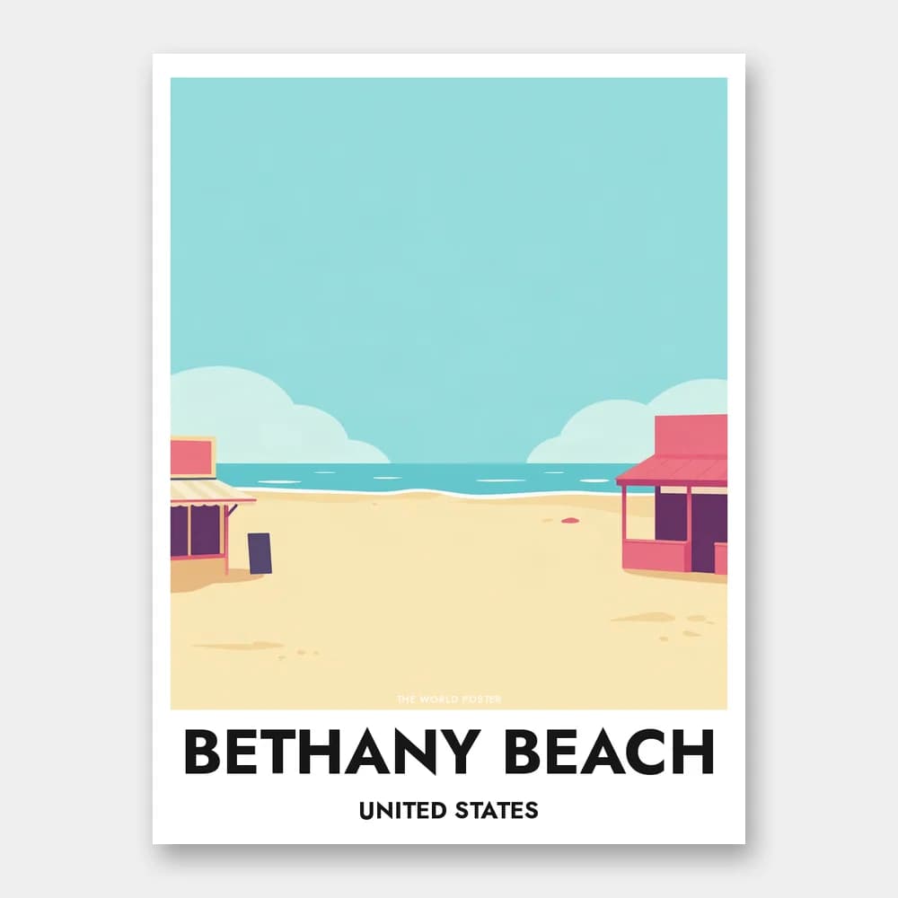 Poster BETHANY BEACH – Ampia spiaggia sabbiosa - Image 1 of 6