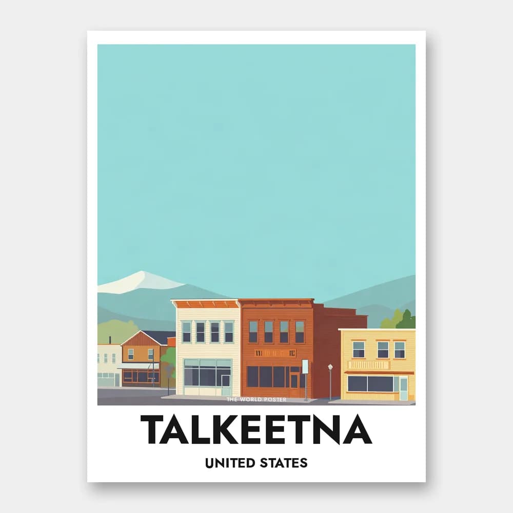 Poster TALKEETNA – Historisches Viertel - Image 1 of 6