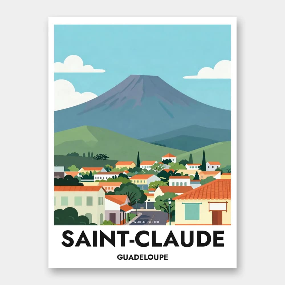 Poster SAINT-CLAUDE – Vista panoramica - Image 1 of 6