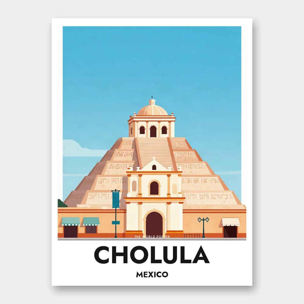 Poster CHOLULA – Die Große Pyramide und ihr Heiligtum - Image 1 of 6