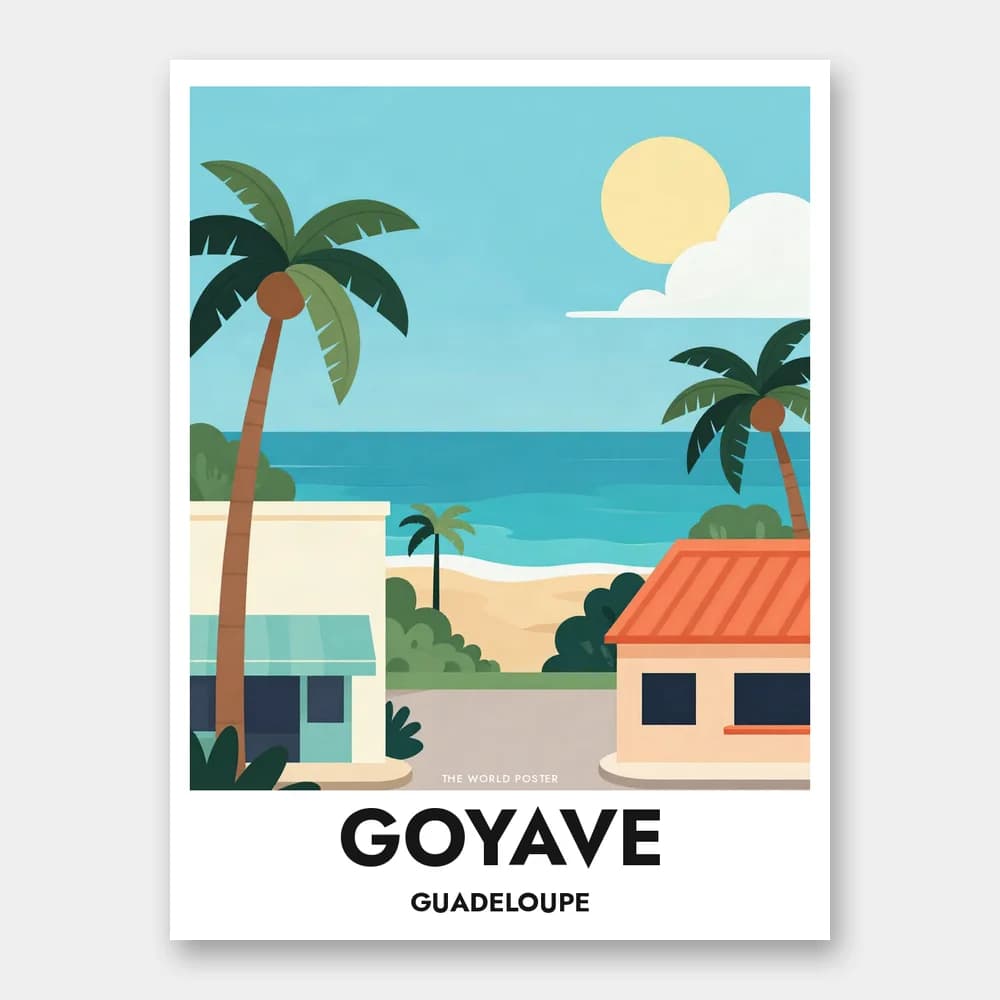 Poster GOYAVE – Petit Cul de Sac Marin - Image 1 of 6