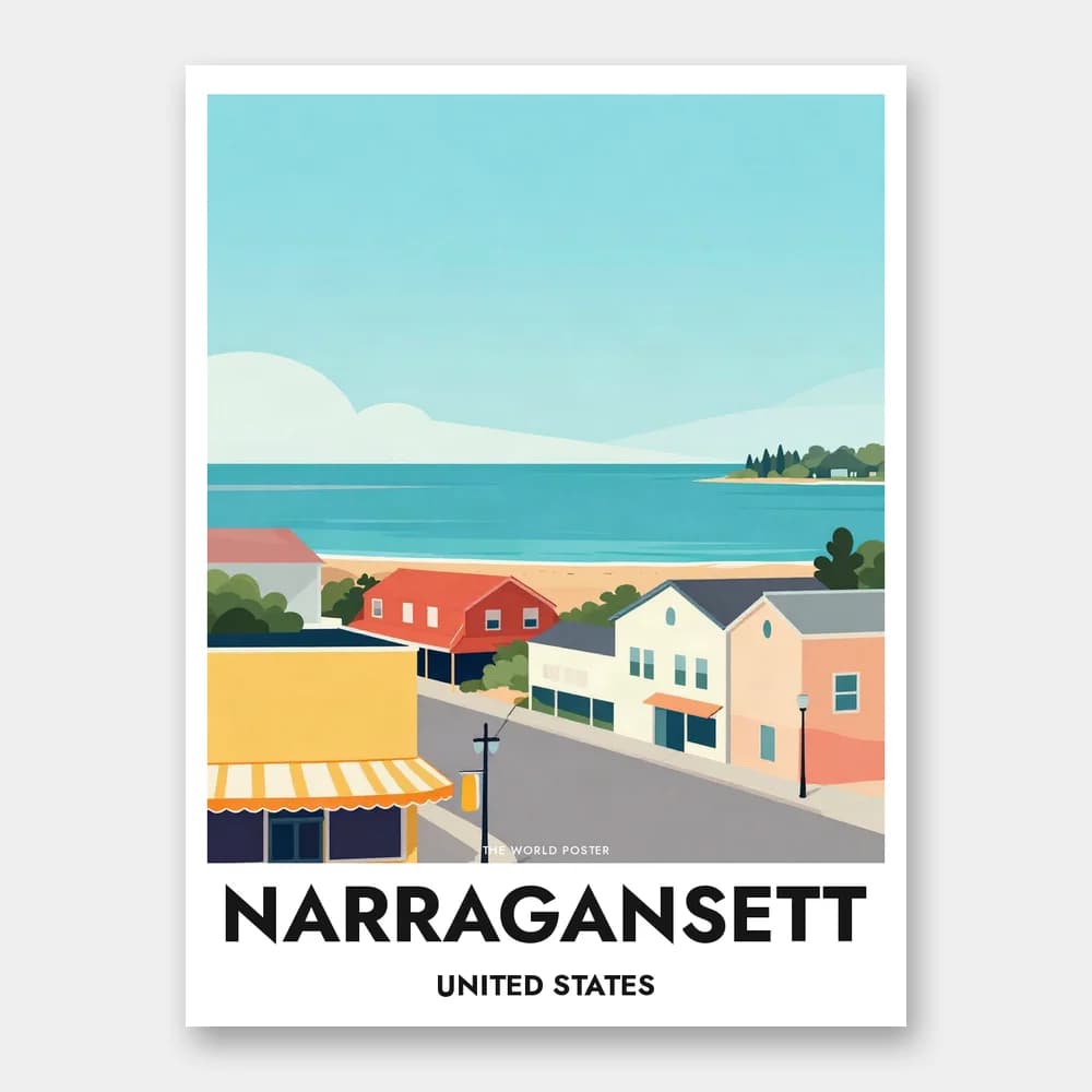 Poster NARRAGANSETT – Narragansett Bay - Image 1 of 6