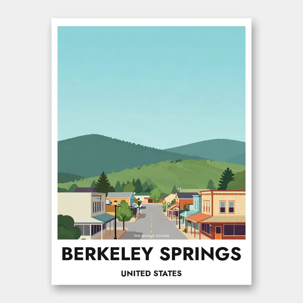 Poster BERKELEY SPRINGS – Panoramablick auf die Appalachen - Image 1 of 6