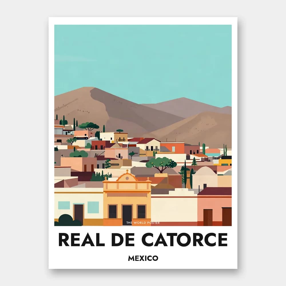 Poster REAL DE CATORCE – Geisterstadt am Berghang - Image 1 of 6