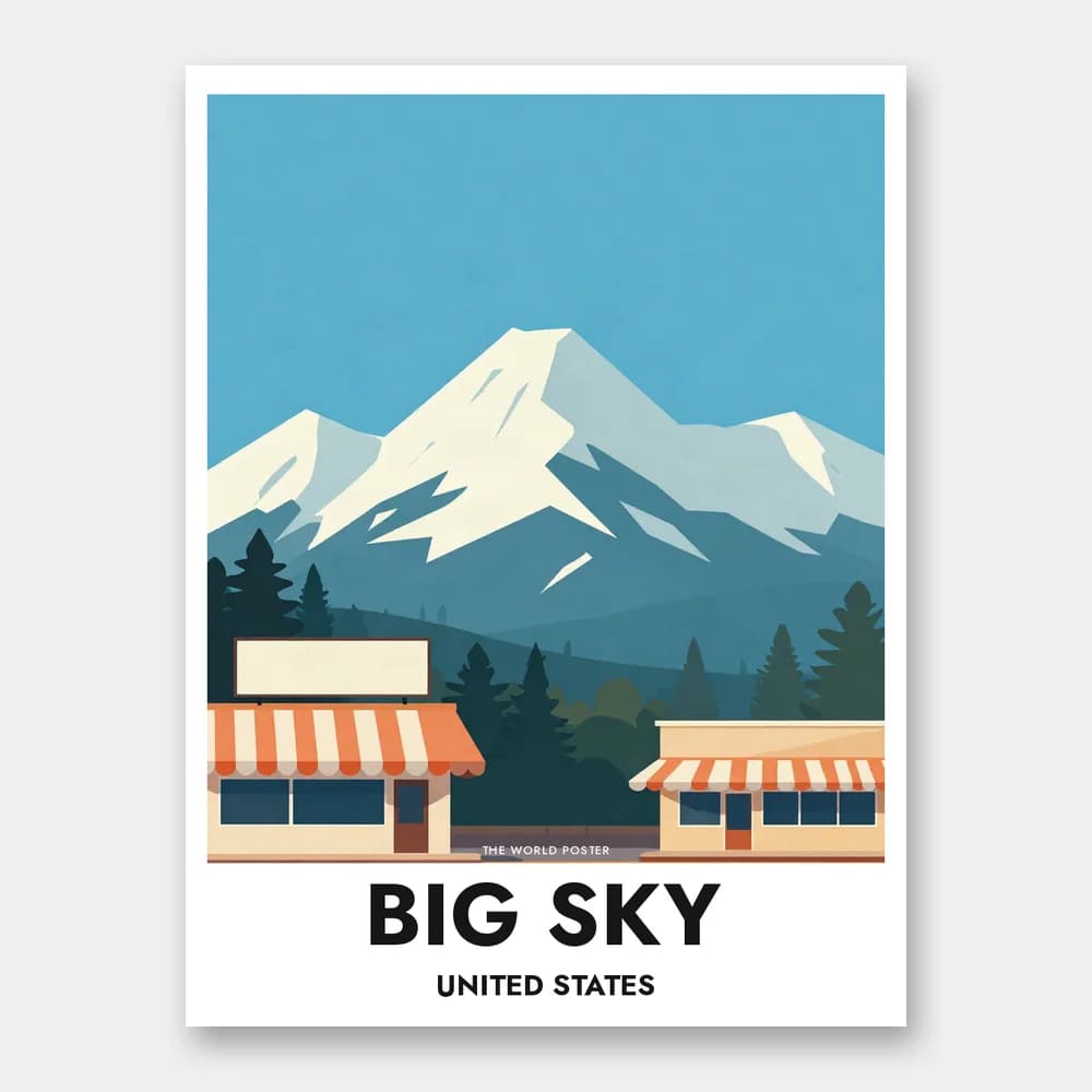 Plakat BIG SKY – Lone Mountain - Image 1 of 6