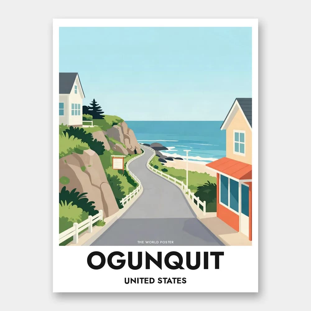 Poster OGUNQUIT – Marginal Way - Image 1 of 6