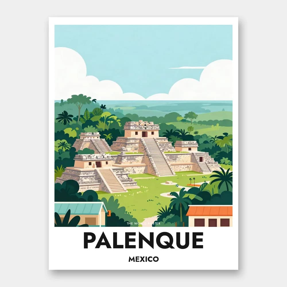 Poster PALENQUE – Panoramablick - Image 1 of 6