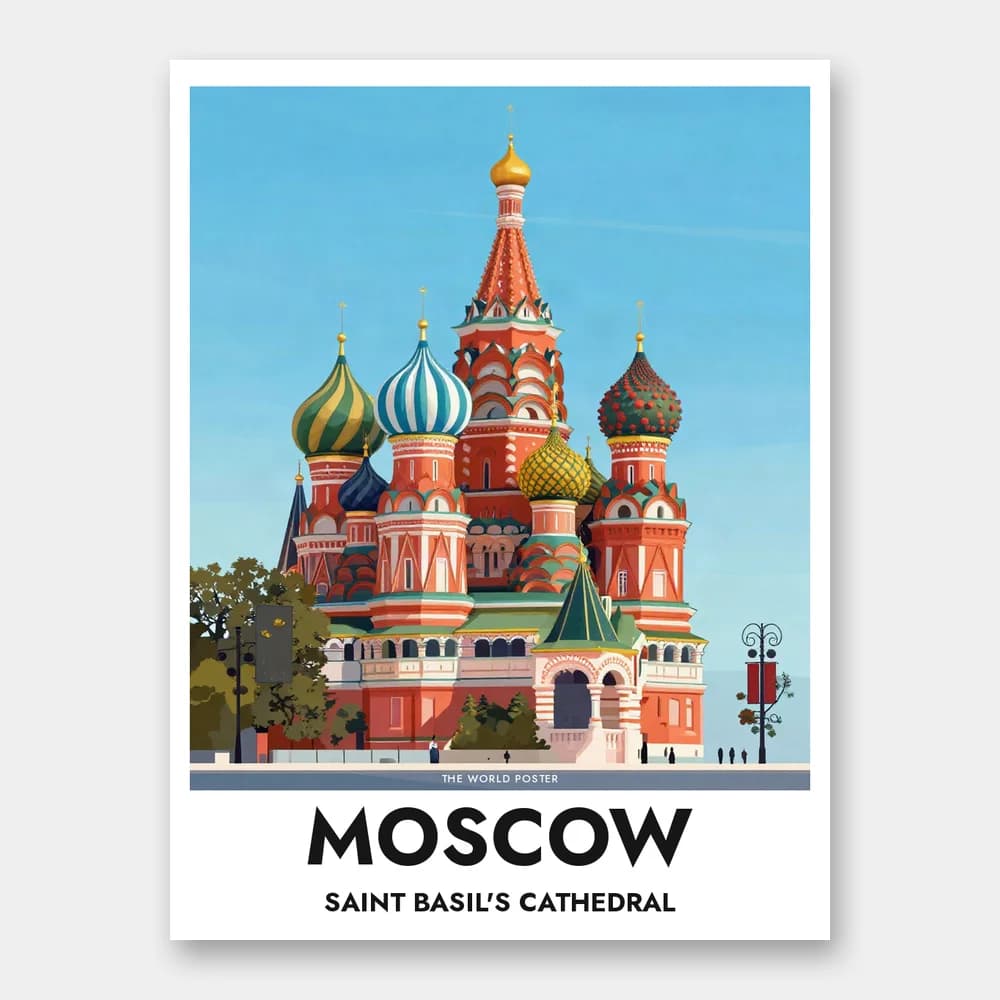 Poster MOSKAU – Basilius-Kathedrale - Image 1 of 6