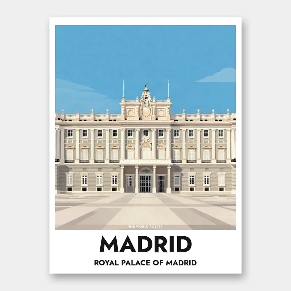Poster MADRID – Königlicher Palast von Madrid - Image 1 of 6