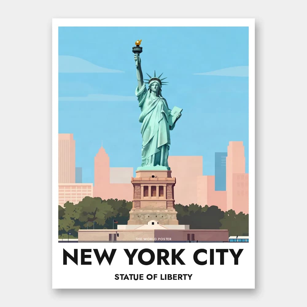 Poster NEW YORK CITY – Statue of Liberty - Image 1 of 6