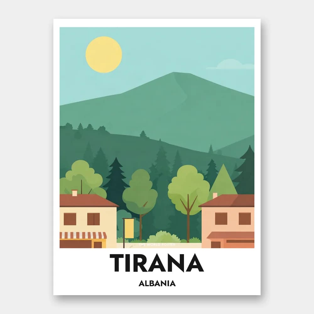 Poster TIRANA – Die Kiefern- und Buchenwälder des Dajti - Image 1 of 6