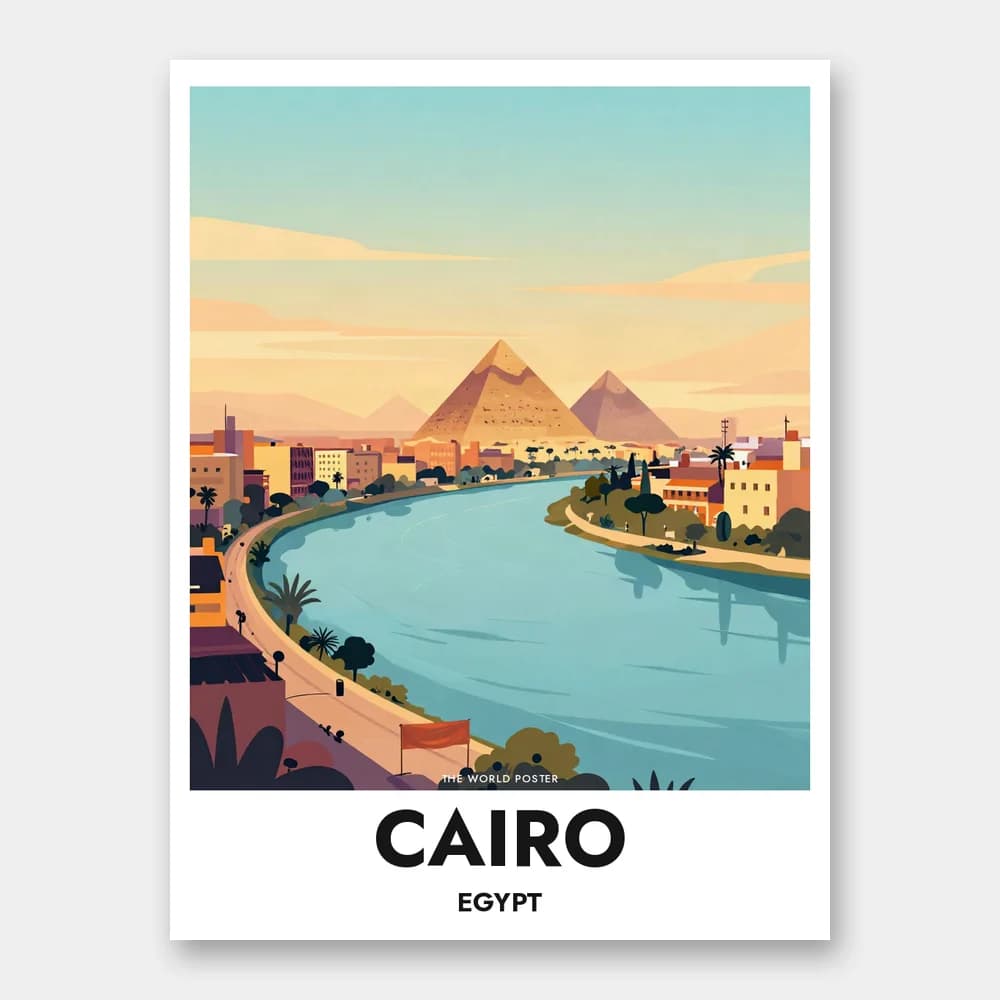 Poster KAIRO – Der Nil bei Sonnenuntergang - Image 1 of 6