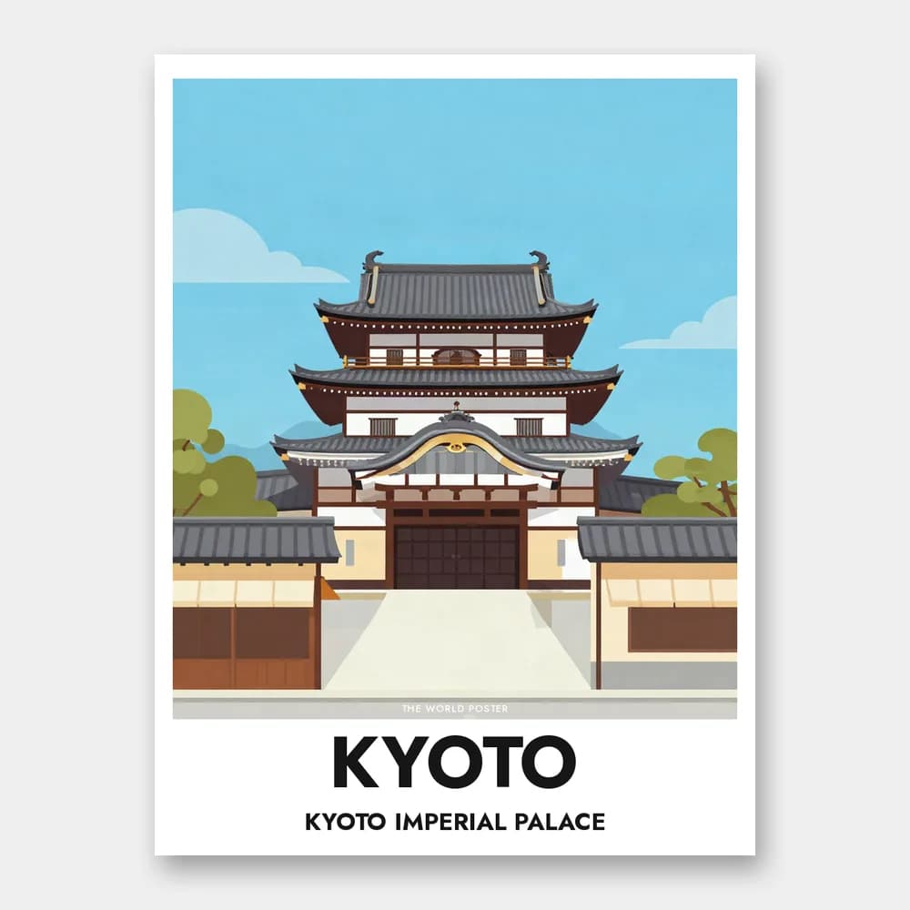 Poster KYOTO – Kaiserpalast von Kyoto - Image 1 of 6