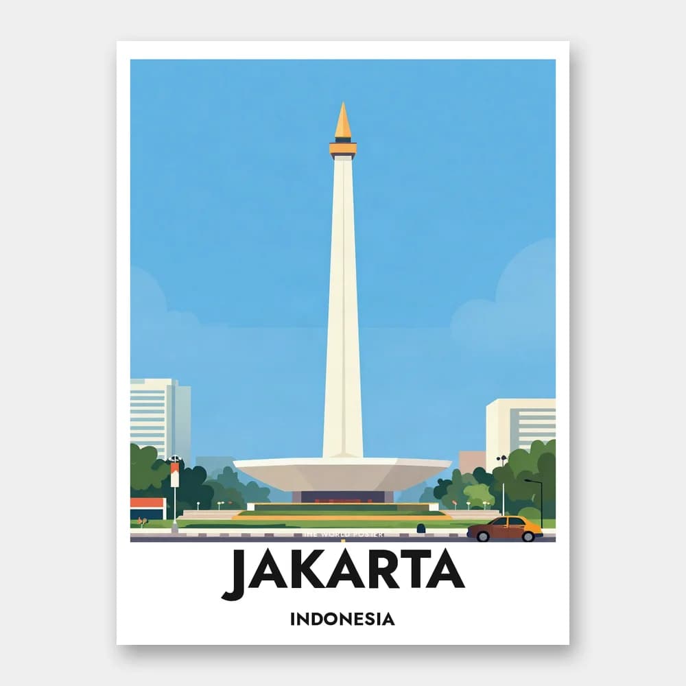 Poster JAKARTA – Nationalmonument - Image 1 of 6