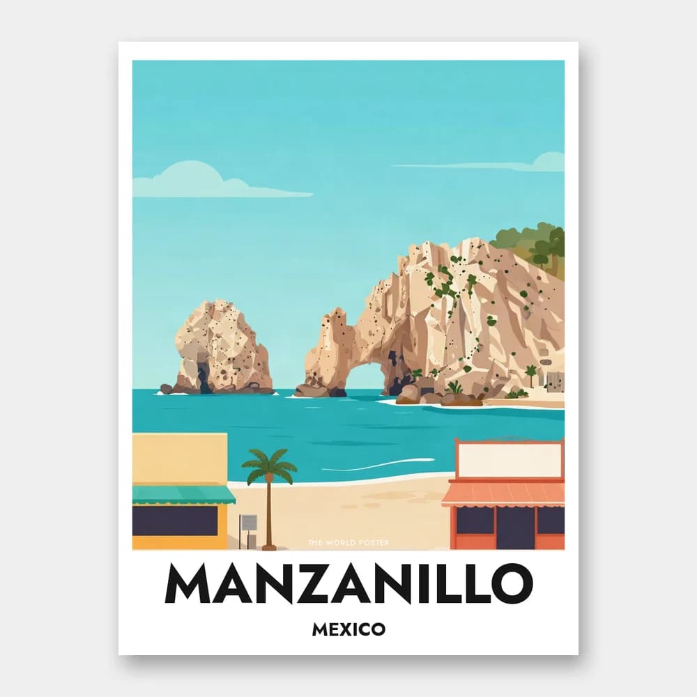 Affiche MANZANILLO – Los Arcos - Image 1 of 6