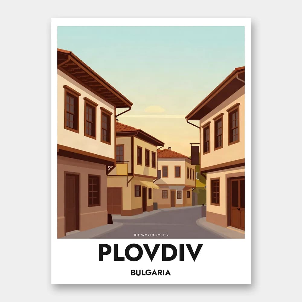 ポスター PLOVDIV – 旧市街 - Image 1 of 6