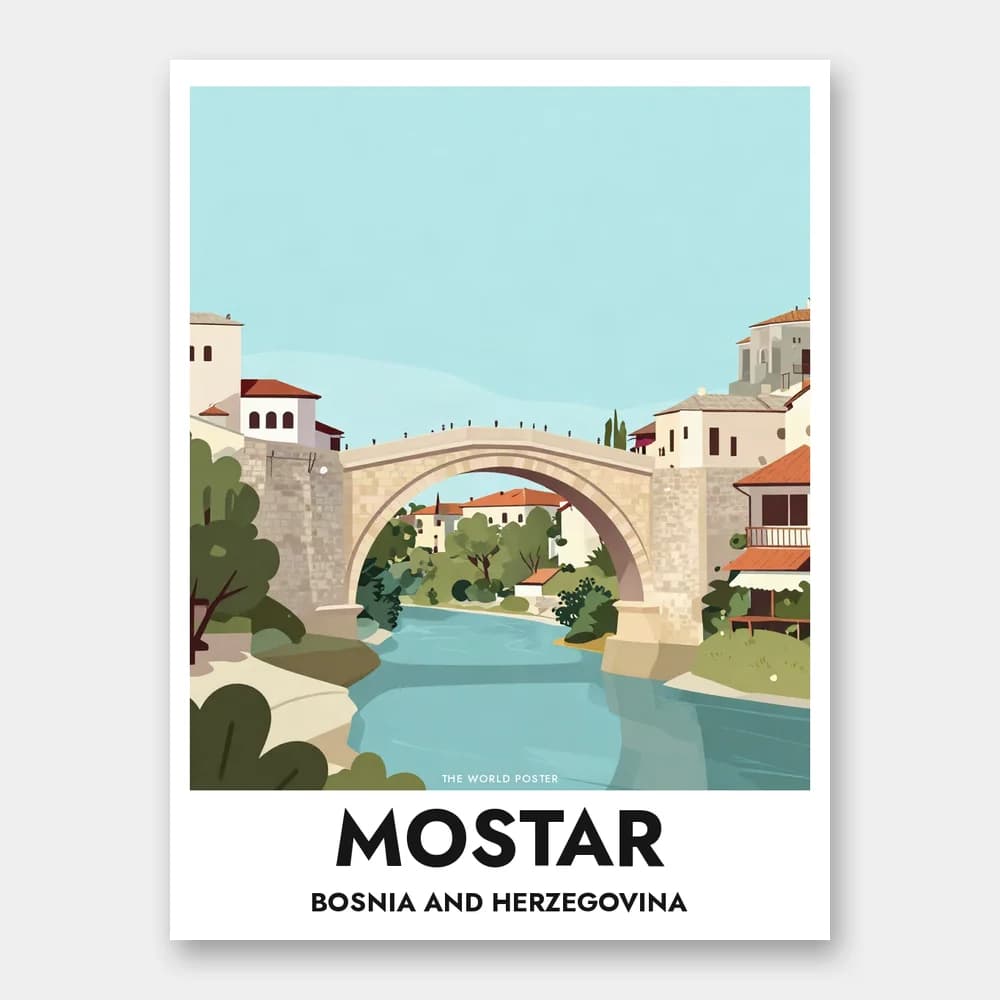 ポスター MOSTAR – Kriva ćuprija - Image 1 of 6