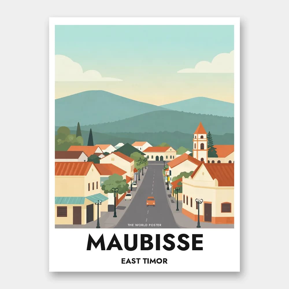 Poster MAUBISSE – Dawn over the historic town - Image 1 of 6