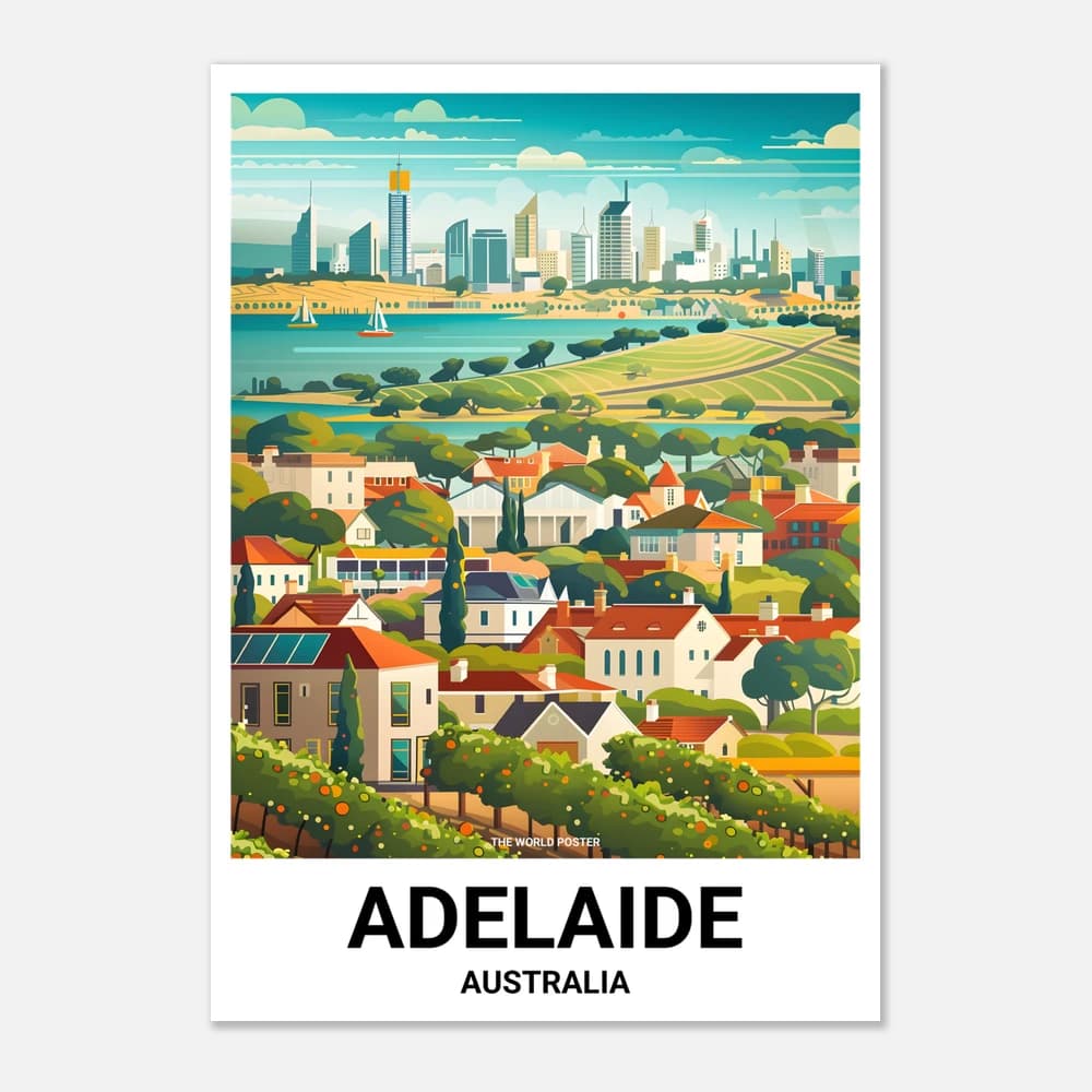 Plakat ADELAIDE - Image 1 of 6