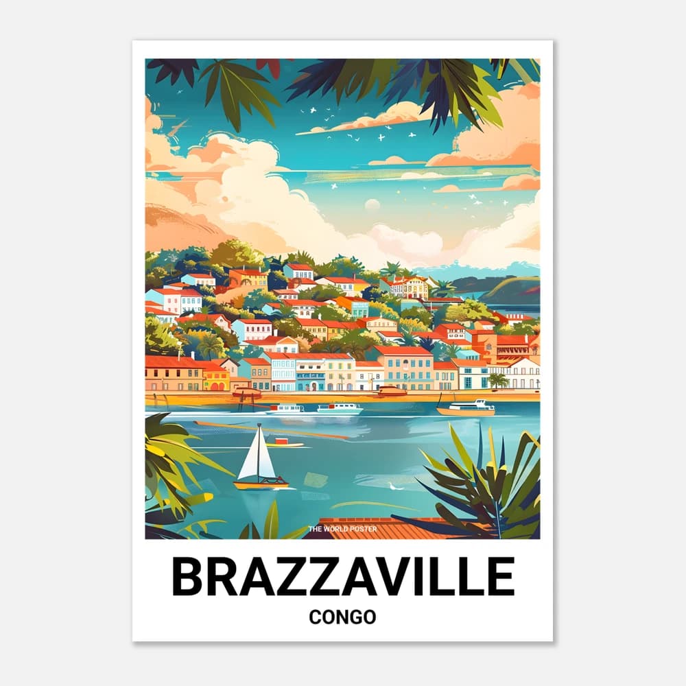 Affisch BRAZZAVILLE - Image 1 of 6