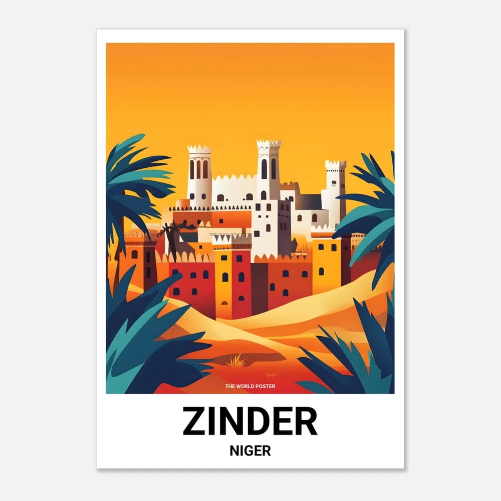 Plakat ZINDER - Image 1 of 6