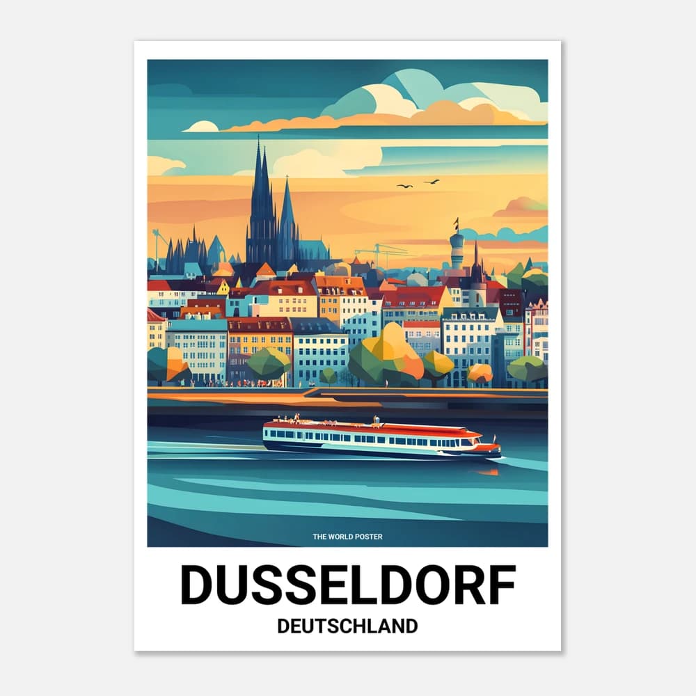 Poster DÜSSELDORF - Image 1 of 6