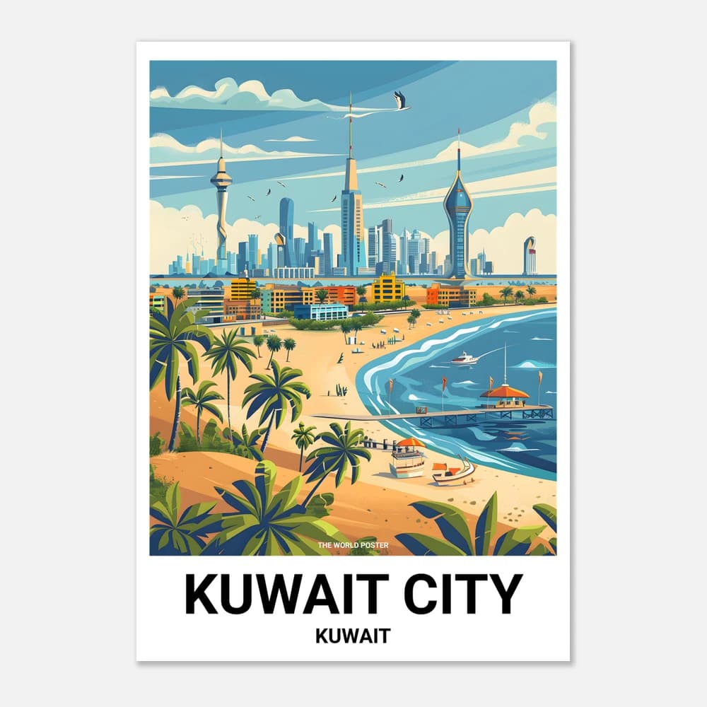 Plakat KUWAIT CITY - Image 1 of 6
