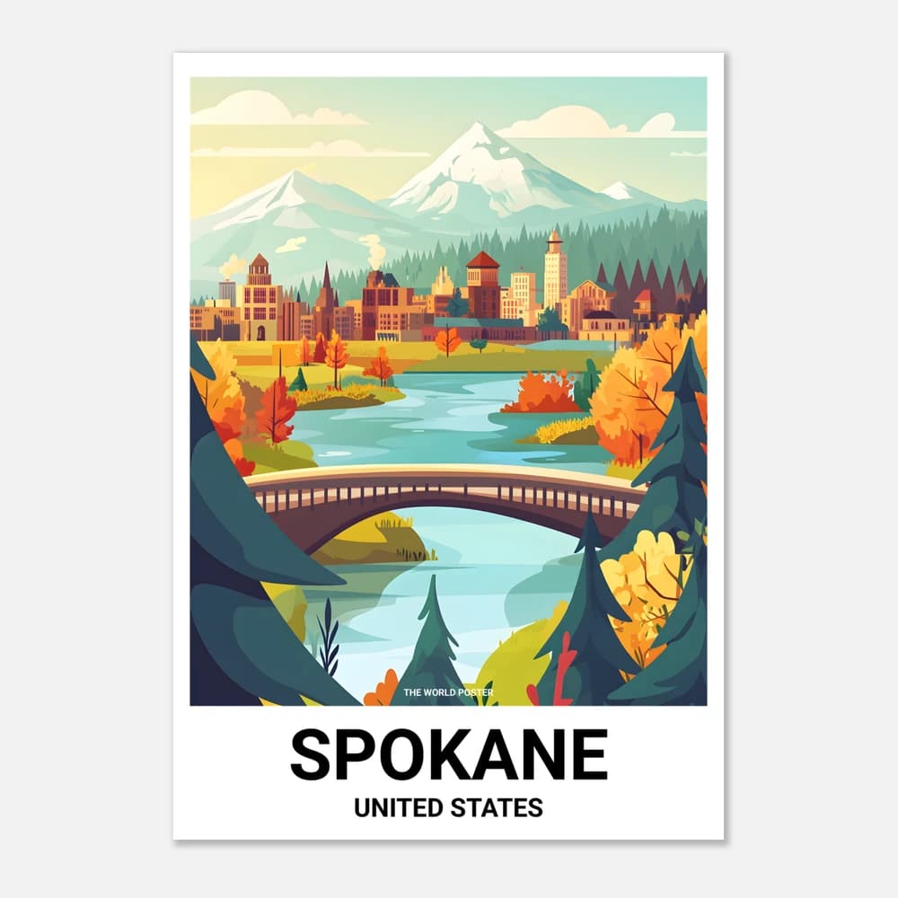 Affiche SPOKANE - Image 1 of 6