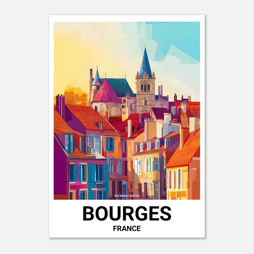 Affiche BOURGES - Image 1 of 6