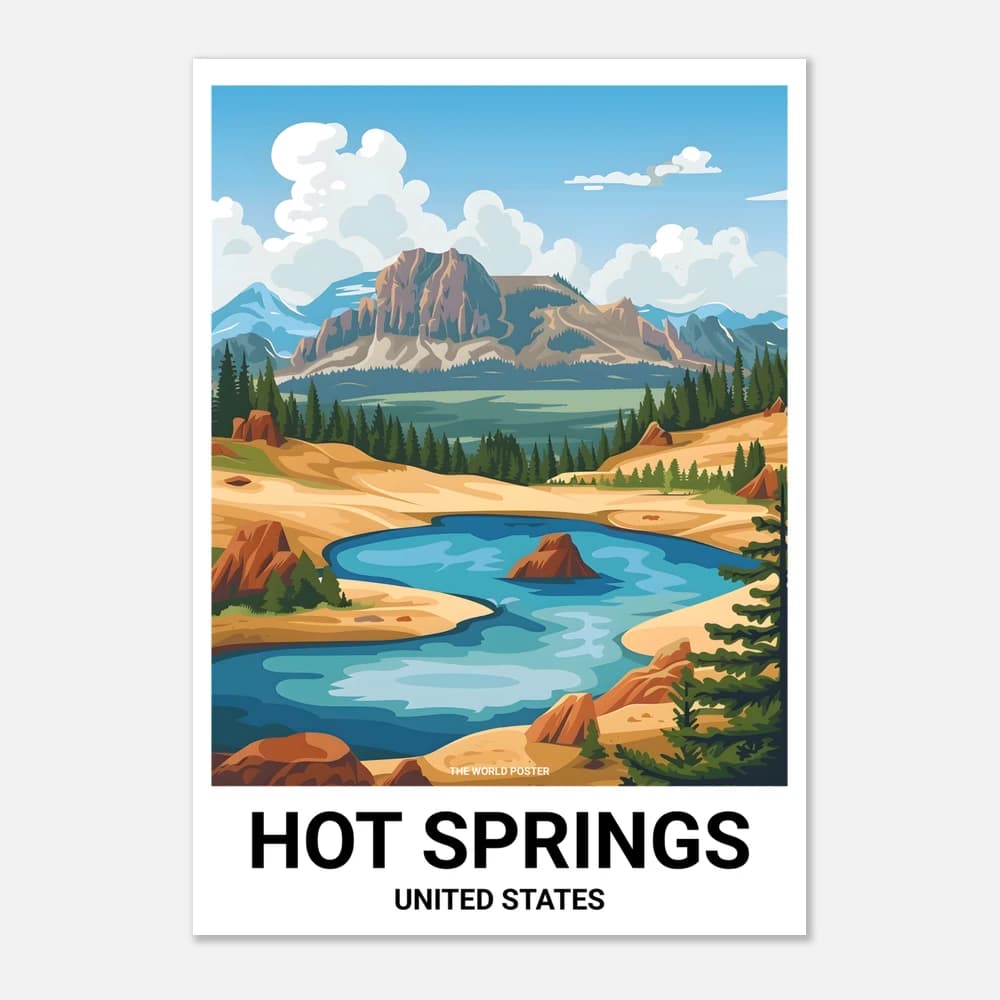 Affiche HOT SPRINGS - Image 1 of 6