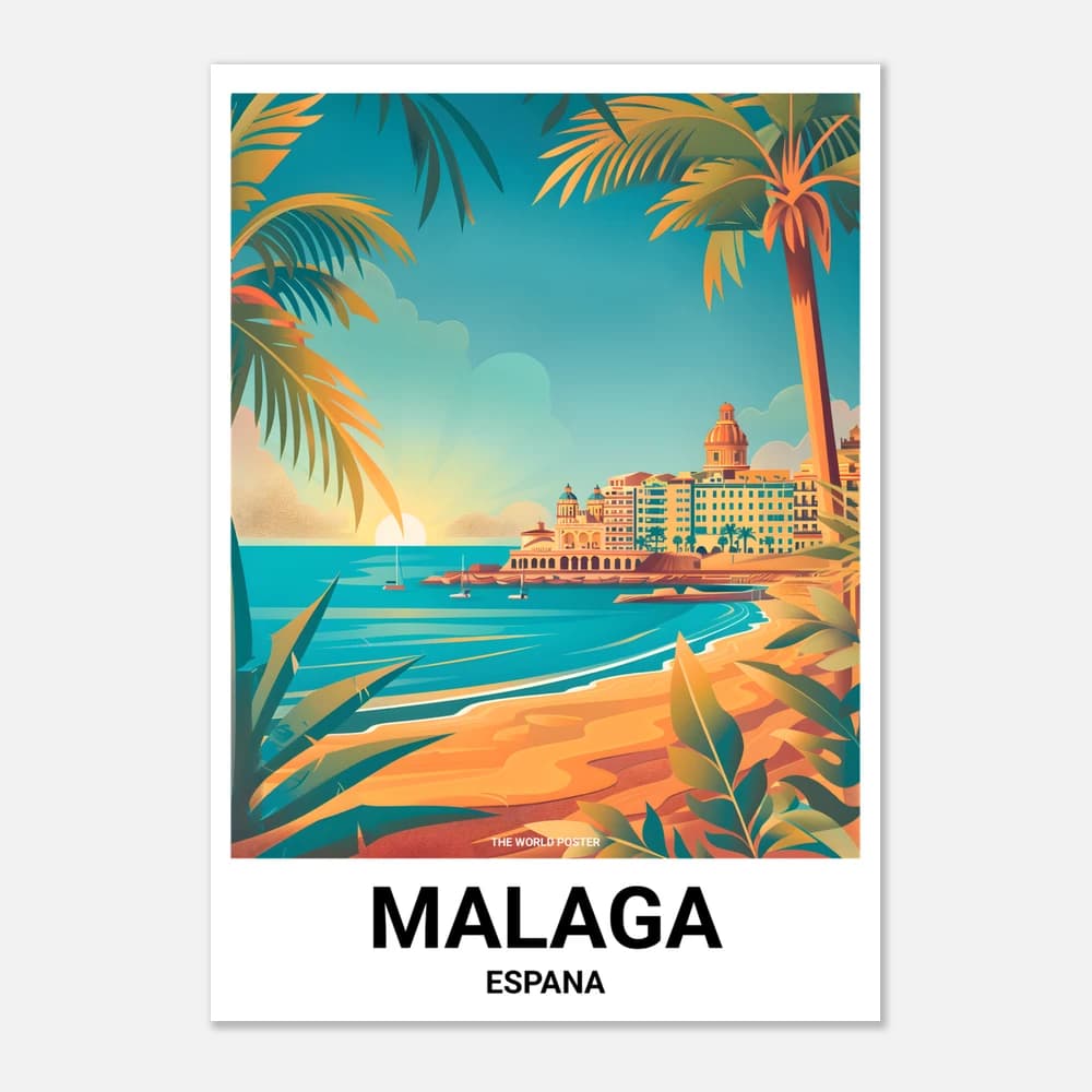 Poster MALAGA - Image 1 of 6