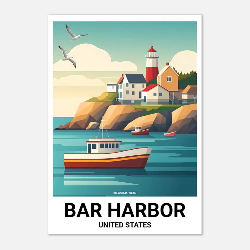 Affiche BAR HARBOR - Image 1 of 6