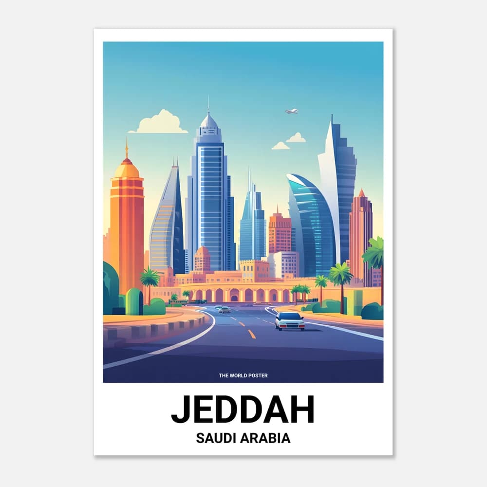 Plakat JEDDAH - Image 1 of 6