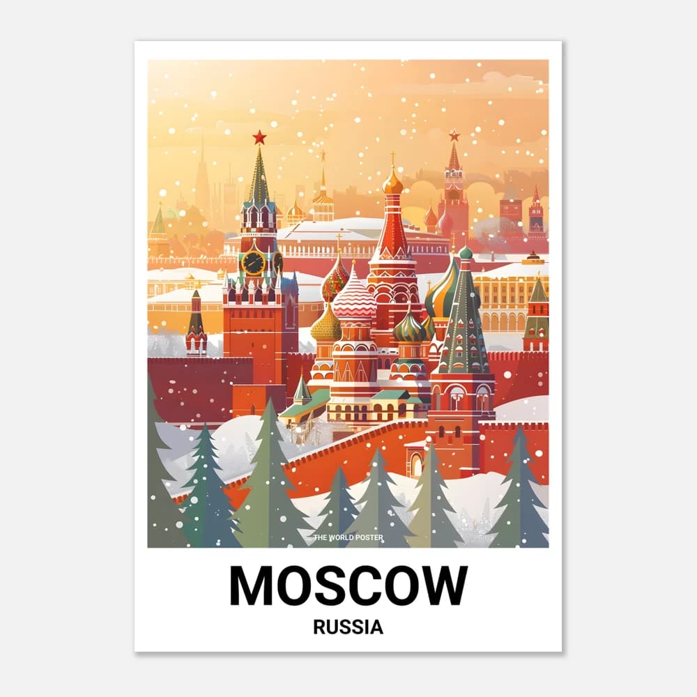 Plakat MOSKWA - Image 1 of 6