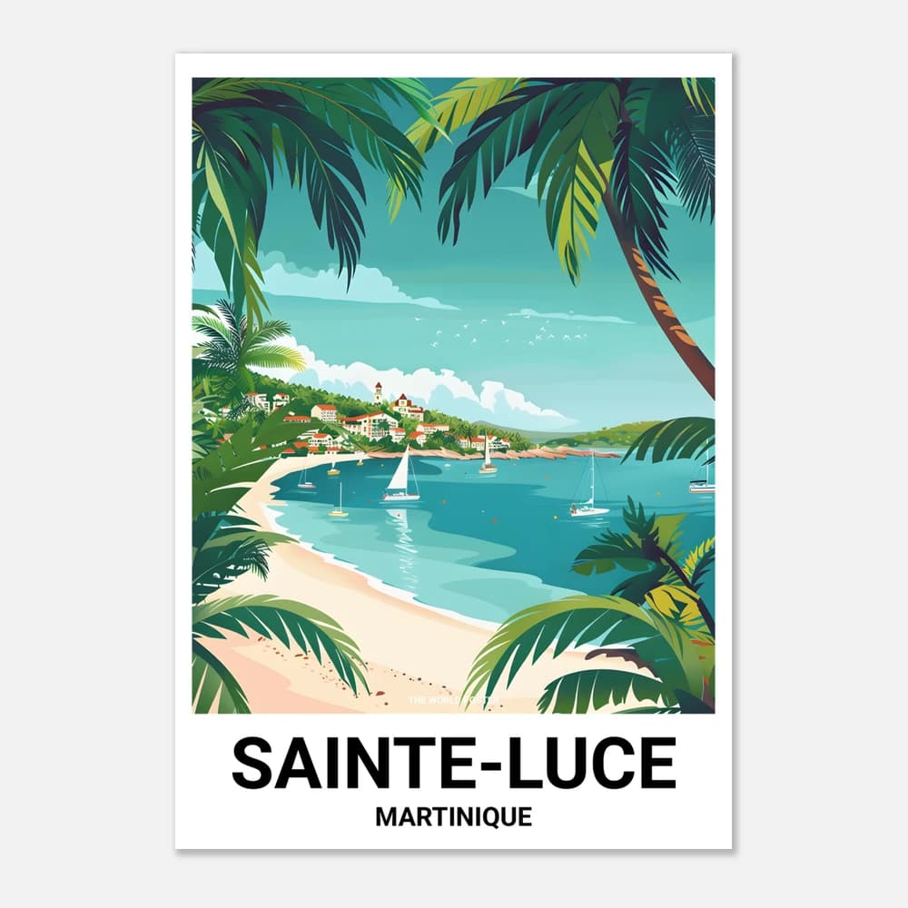 Poster SAINTE-LUCE (MARTINIQUE) - Image 1 of 6