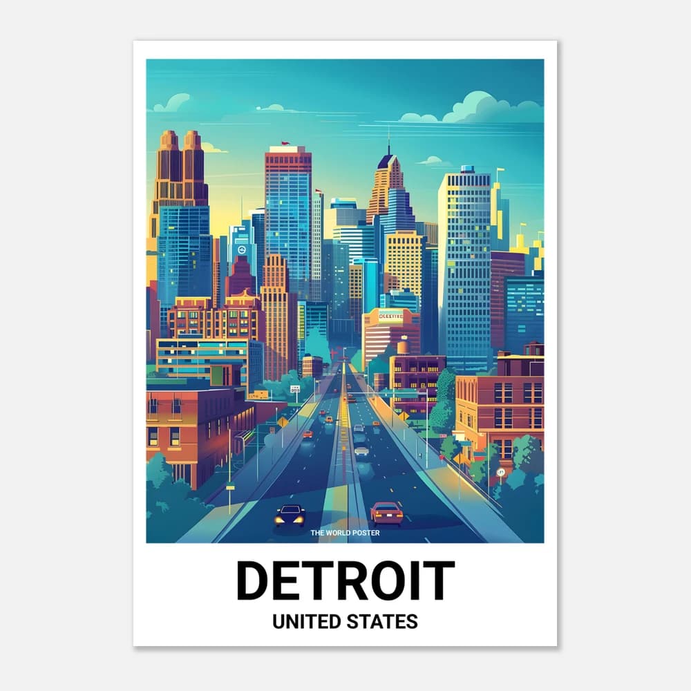 Affiche DETROIT - Image 1 of 6