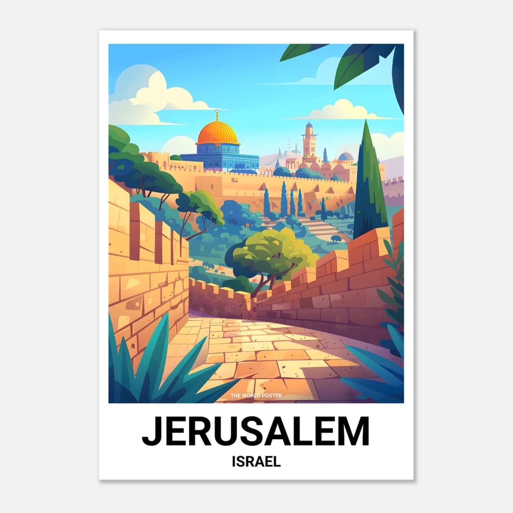Plakat JEROZOLIMA - Image 1 of 6