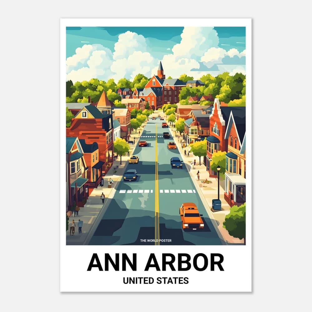Affiche ANN ARBOR - Image 1 of 6
