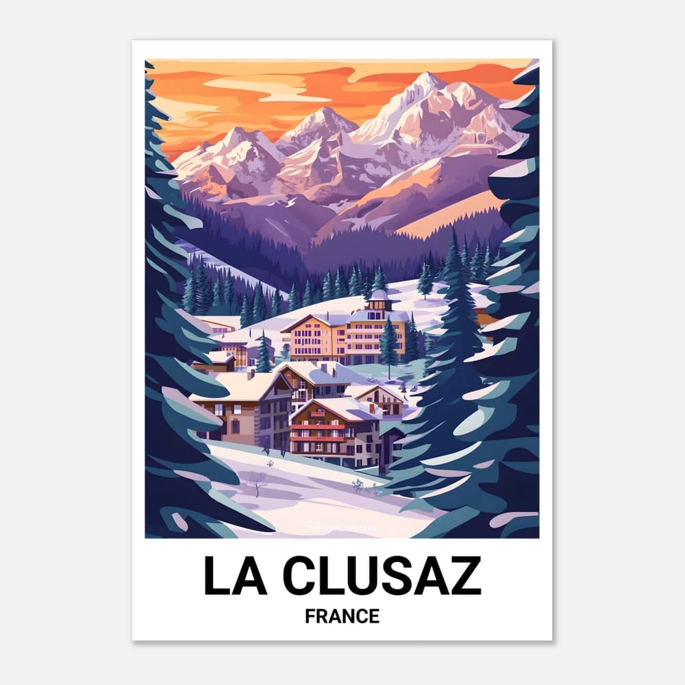 Poster LA CLUSAZ - Image 1 of 6