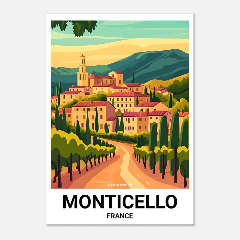 Poster MONTICELLO - Image 1 of 6