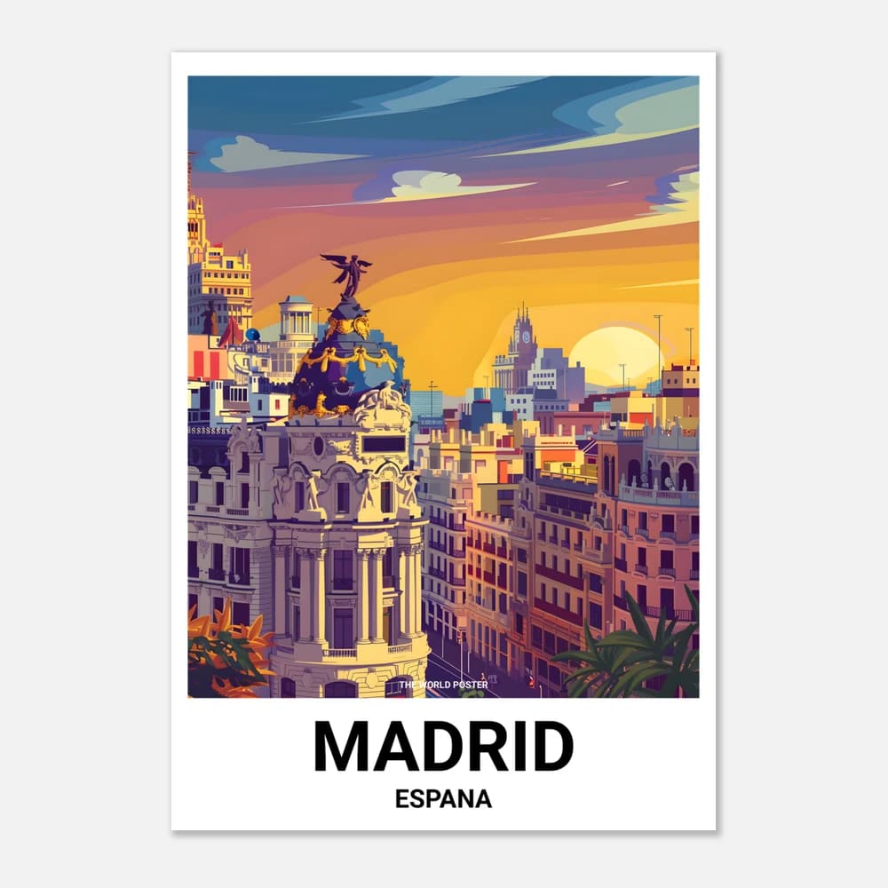 Affiche MADRID - Image 1 of 6