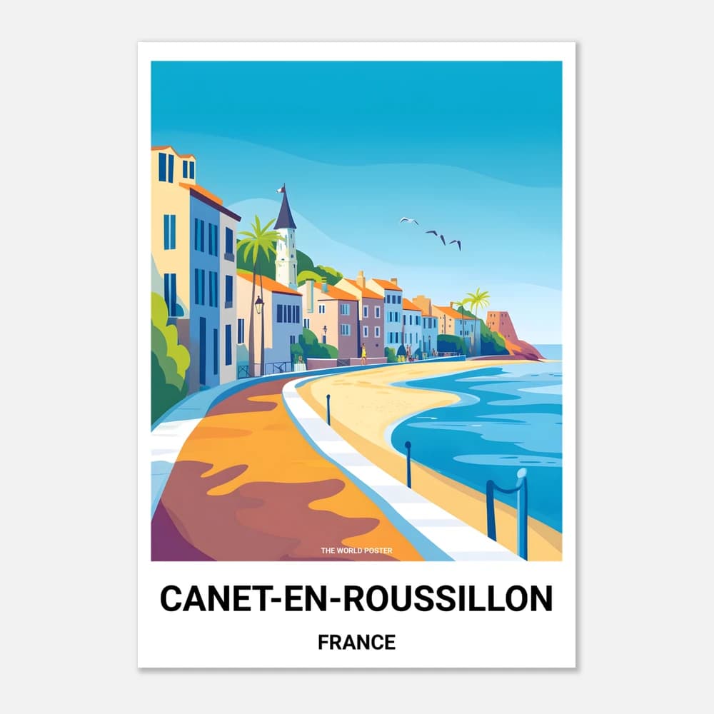 Affiche CANET-EN-ROUSSILLON - Image 1 of 6