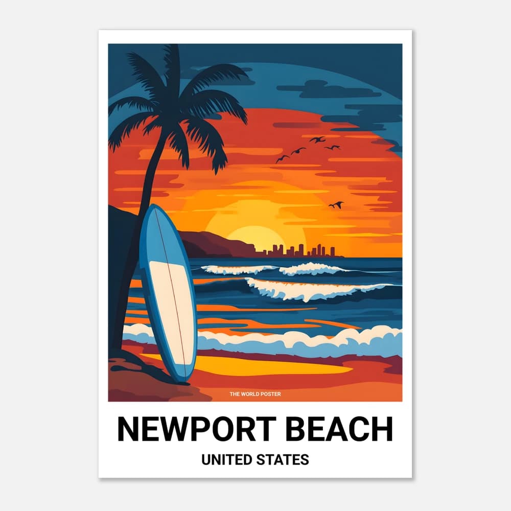 Affiche NEWPORT BEACH - Image 1 of 6