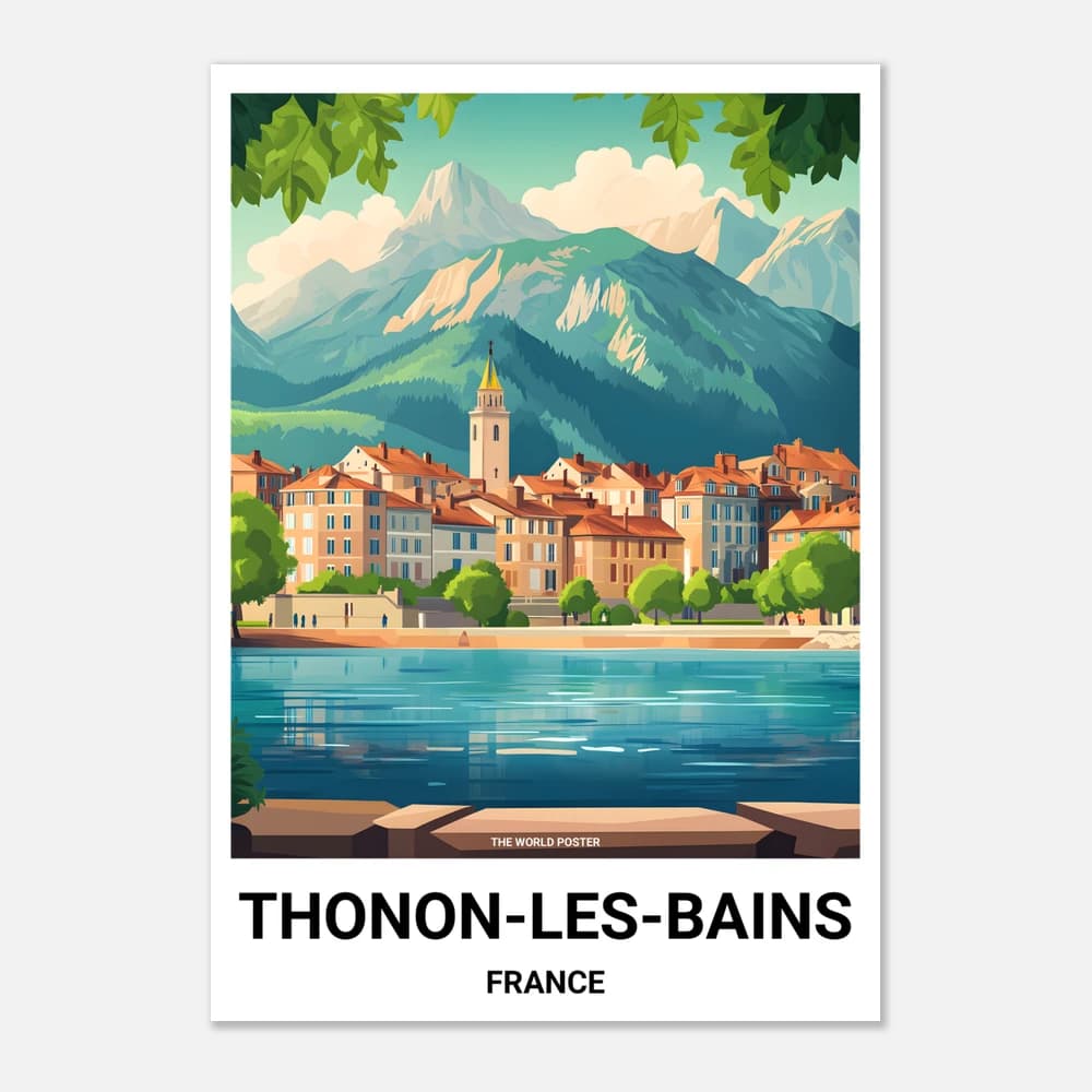 Plakat THONON-LES-BAINS - Image 1 of 6
