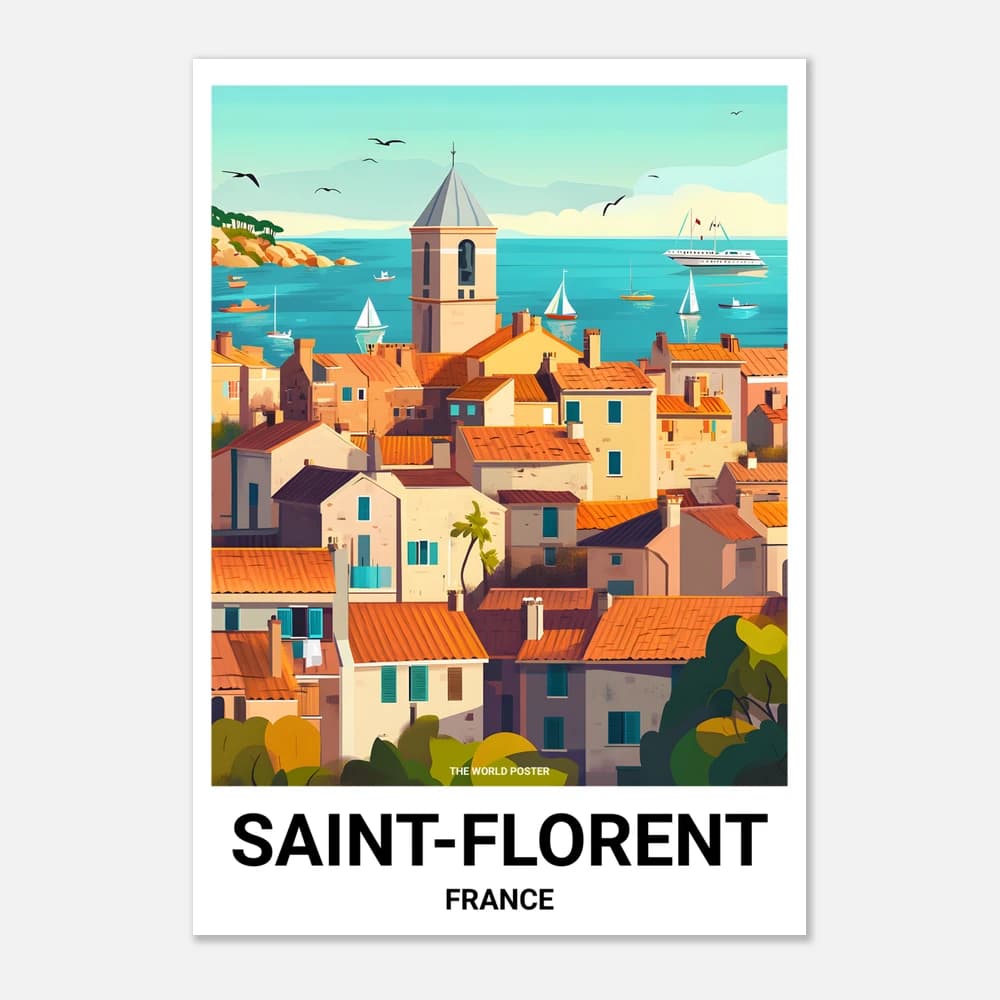 Affisch SAINT-FLORENT - Image 1 of 6