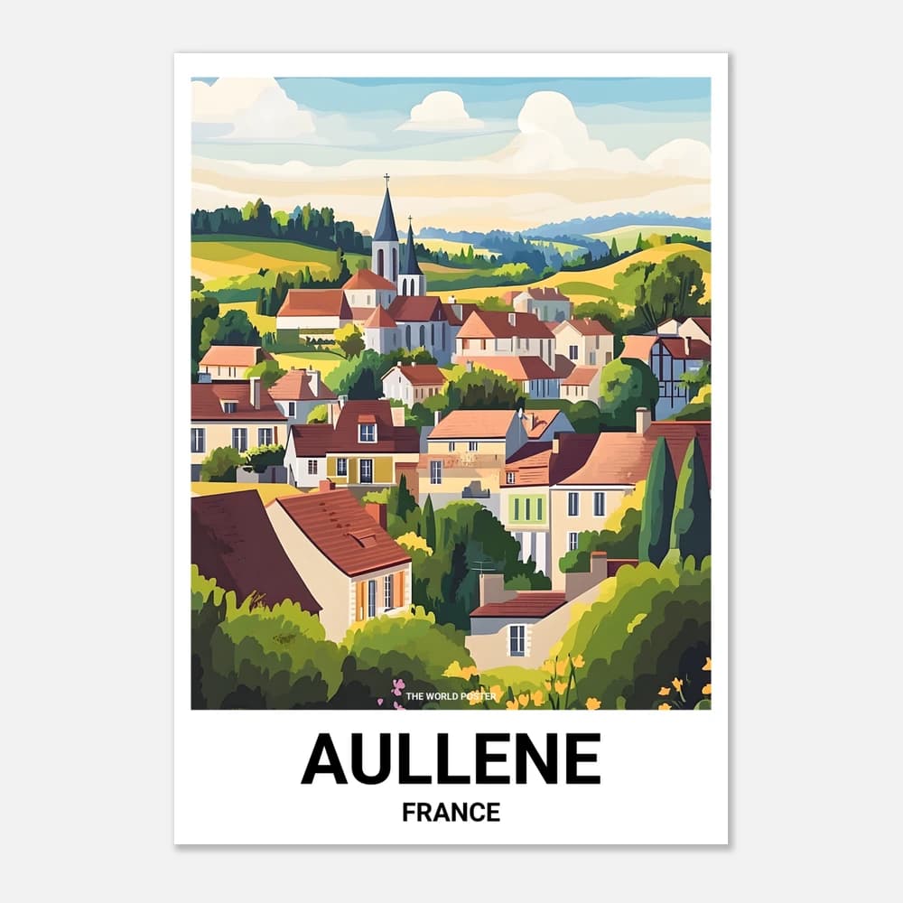 Poster AULLÈNE - Image 1 of 6