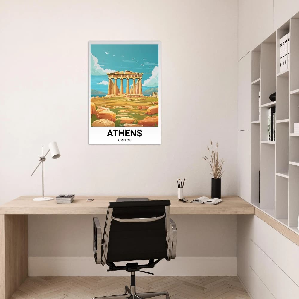 Affiche ATHÈNES - Image 3 of 6