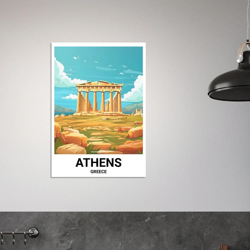 Affiche ATHÈNES - Image 6 of 6