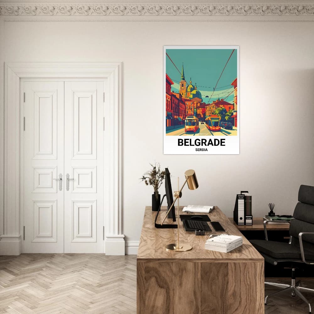 Affiche BELGRADE - Image 6 of 6